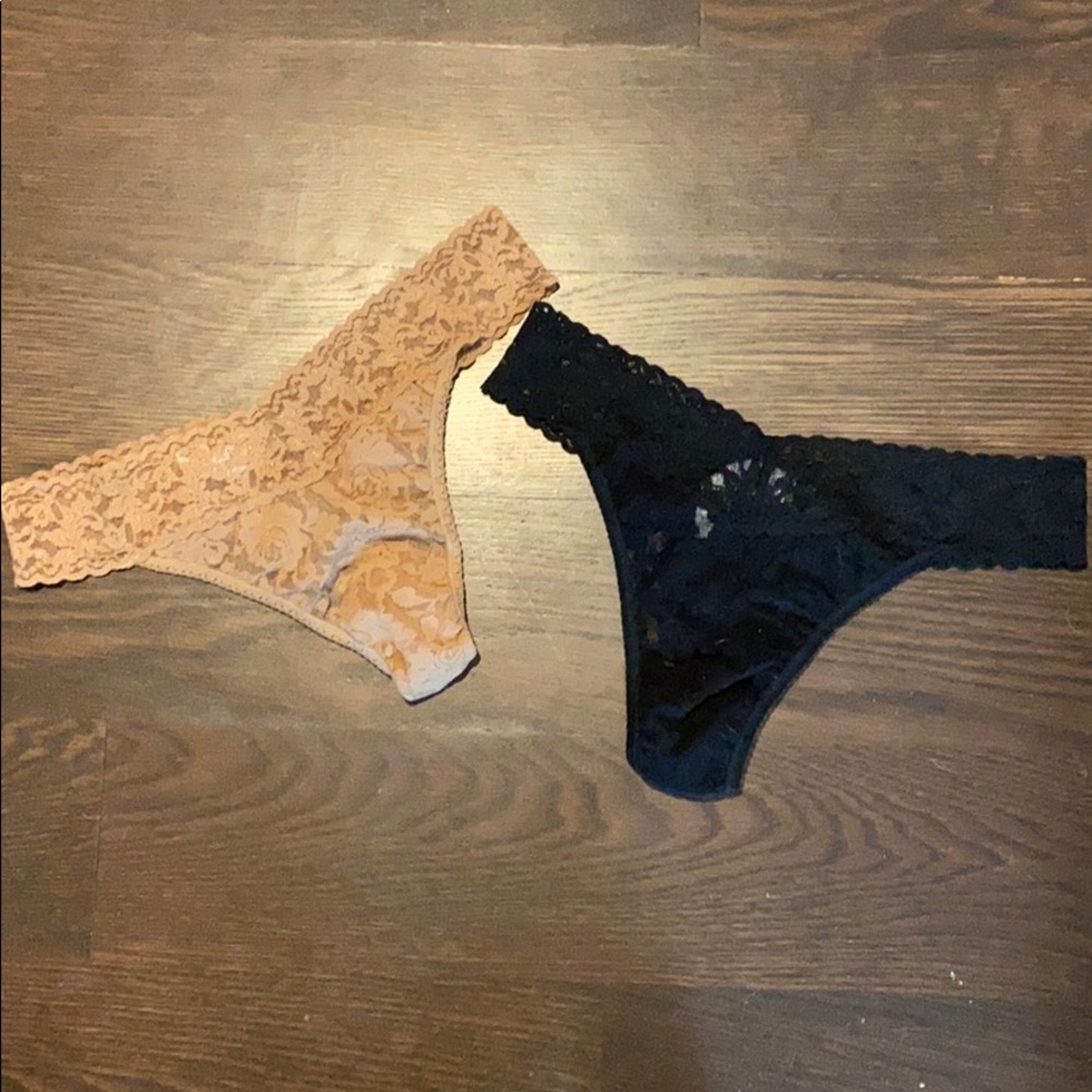 Hanky Panky NEW Low Rise Thongs Pack of 2